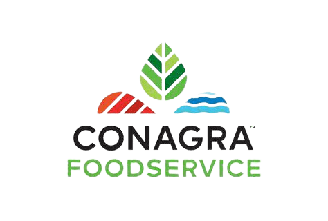 Conagra Foods logo with green leaf.